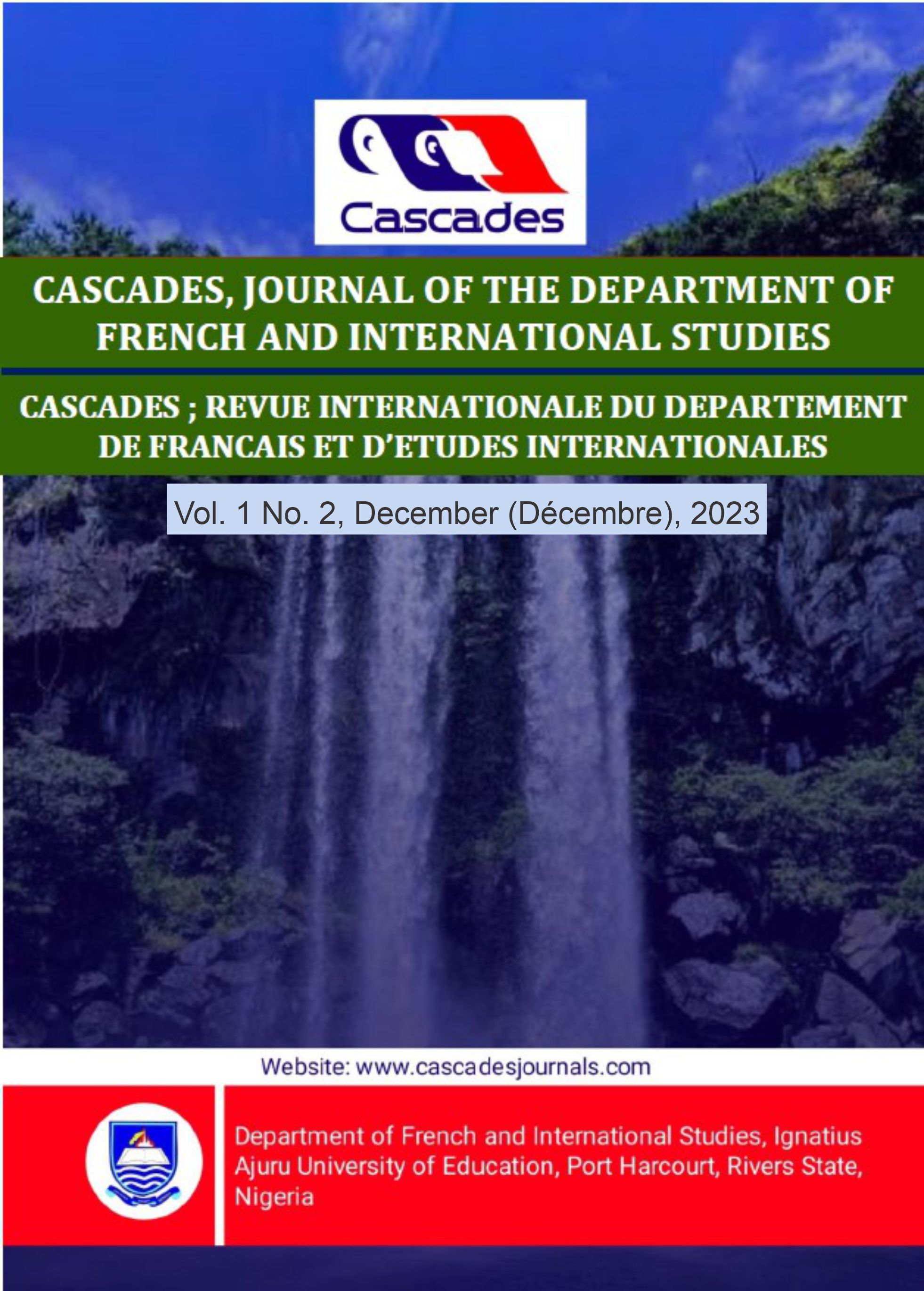 					View Vol. 1 No. 2 (2023): CASCADES VOLUME 1 ISSUE 2 2023
				
